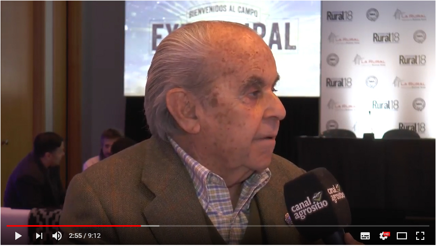 Agrositio: Horacio Gutiérrez cumple 73 años de participar en La Rural